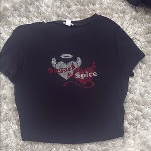 Garage Black 'Sugar & Spice' Graphic Tee